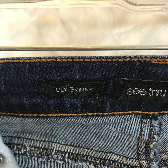 See Thru Soul 'Lily' Distressed Skinny Jeans - Picture 8 of 9